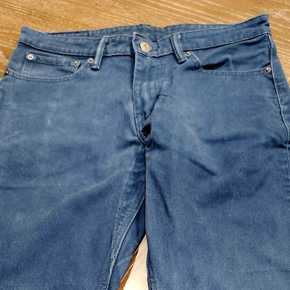 Men's Levi's 511 Slim Fit Jeans Light Blue Stretch 32x30 Premium Black Label - Picture 1 of 10